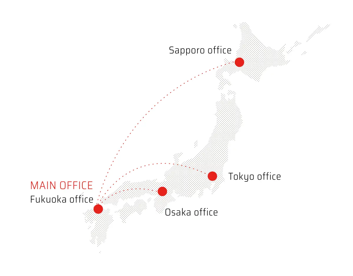 展示会ショールーム 開催地 福岡店（本社） 大阪店 東京店 札幌営業所