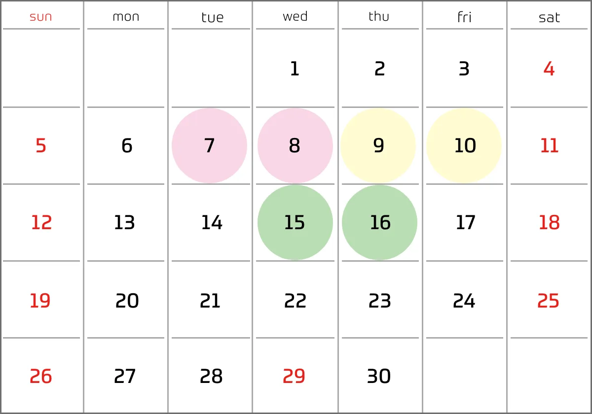 展示会スケジュール 4月