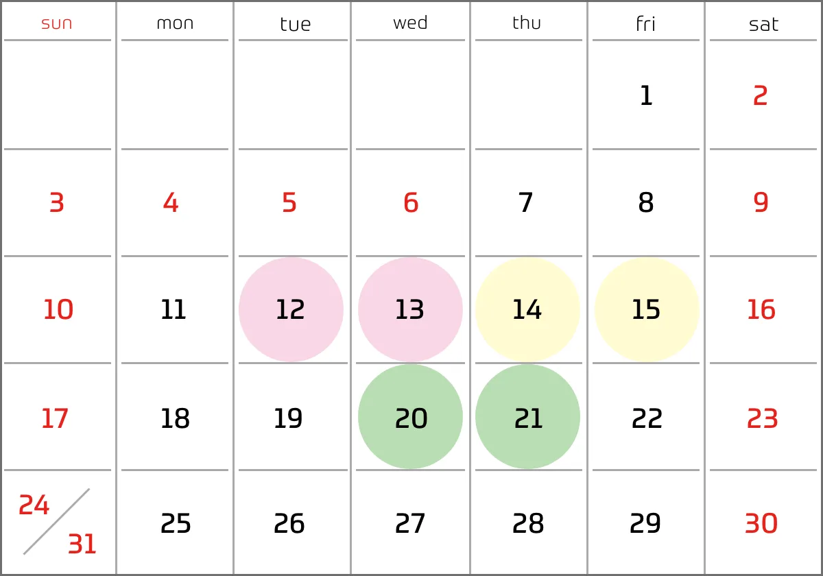 展示会スケジュール 5月